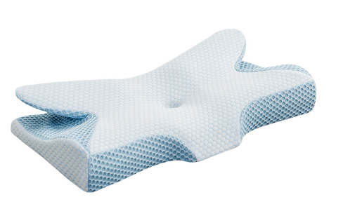 Oreiller cervical 2 en 1 en mousse à mémoire de forme