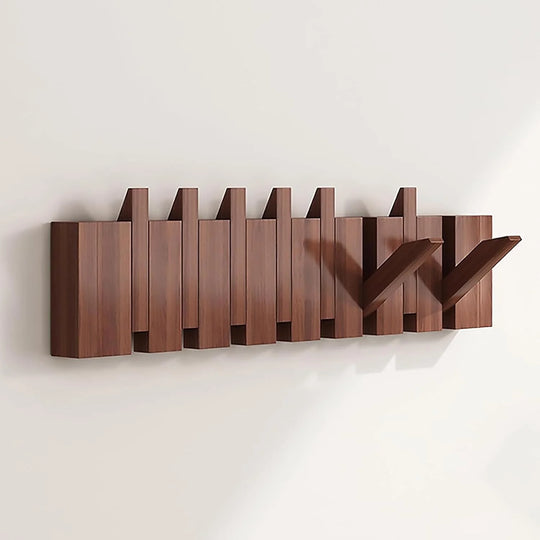 Porte-manteau Mural en Bois Design