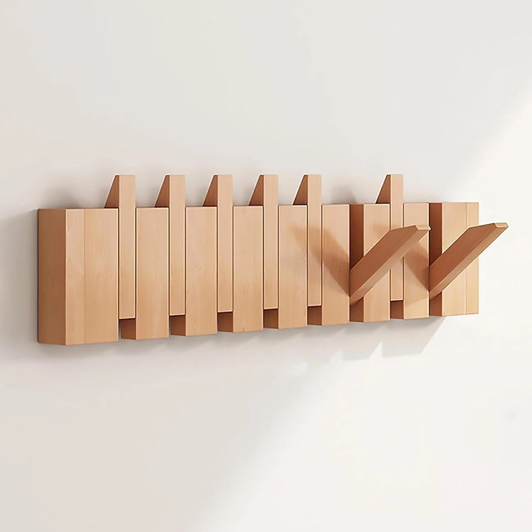 Porte-manteau Mural en Bois Design