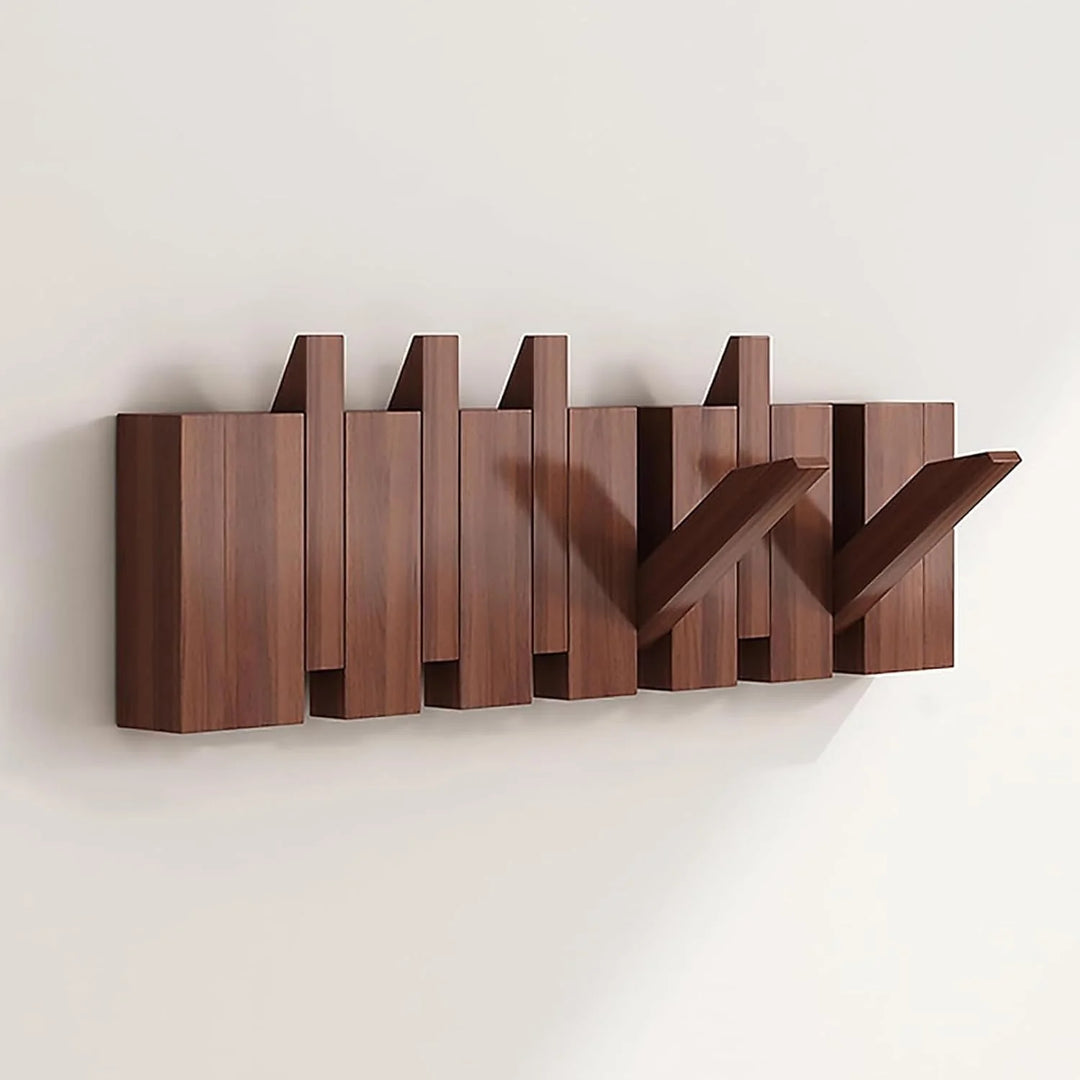 Porte-manteau Mural en Bois Design