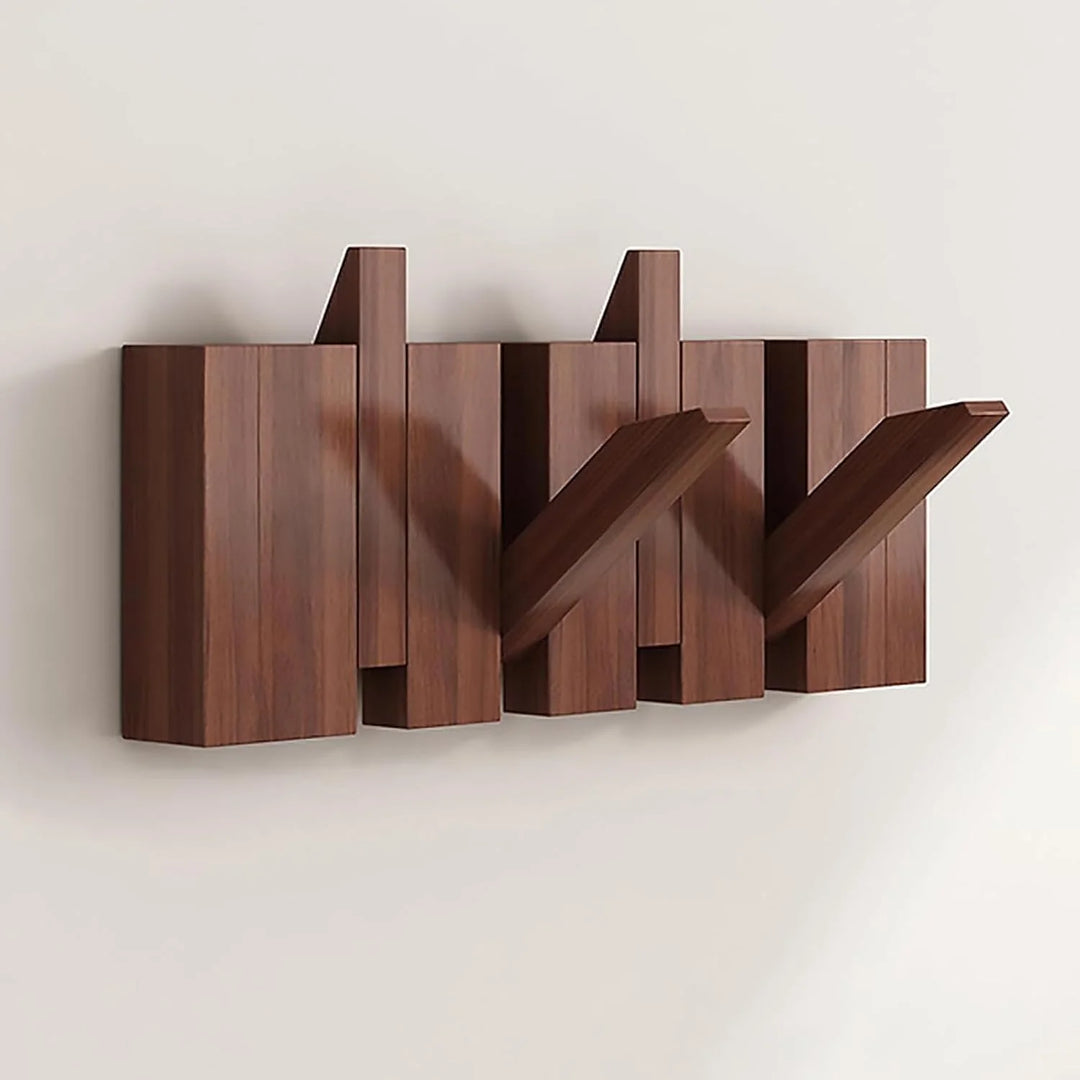 Porte-manteau Mural en Bois Design