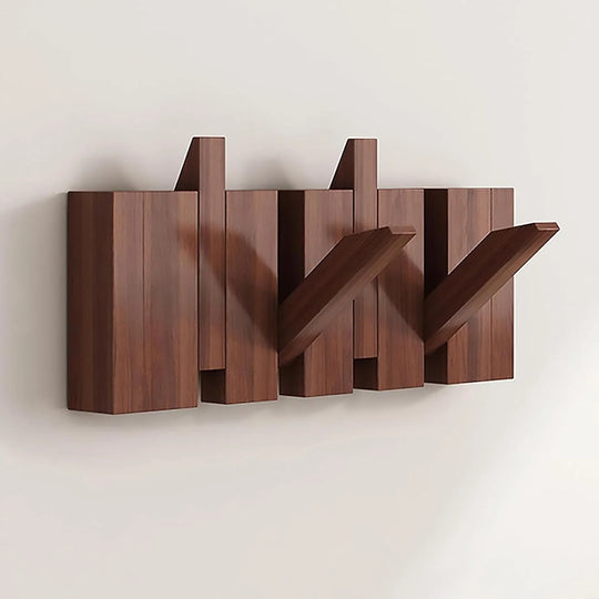 Porte-manteau Mural en Bois Design