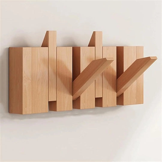 Porte-manteau Mural en Bois Design