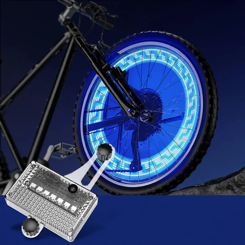 Accessoire vélo lumineux pour moyeu avec effet clignotant 0