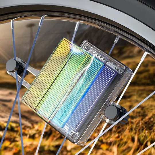Accessoire vélo lumineux pour moyeu avec effet clignotant 2