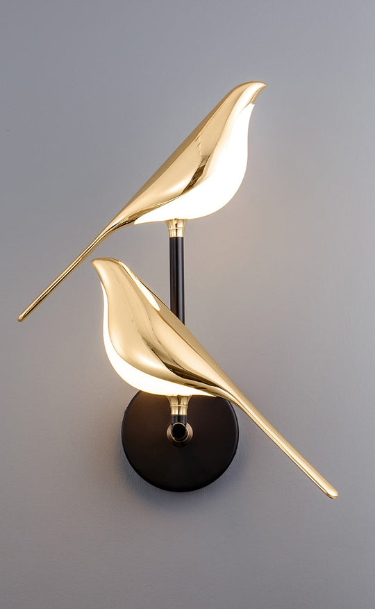 Applique Murale Design Oiseau LED pour Salon et Chambre Moderne 7