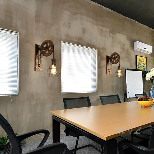 Applique Murale LED Vintage Industrielle 7