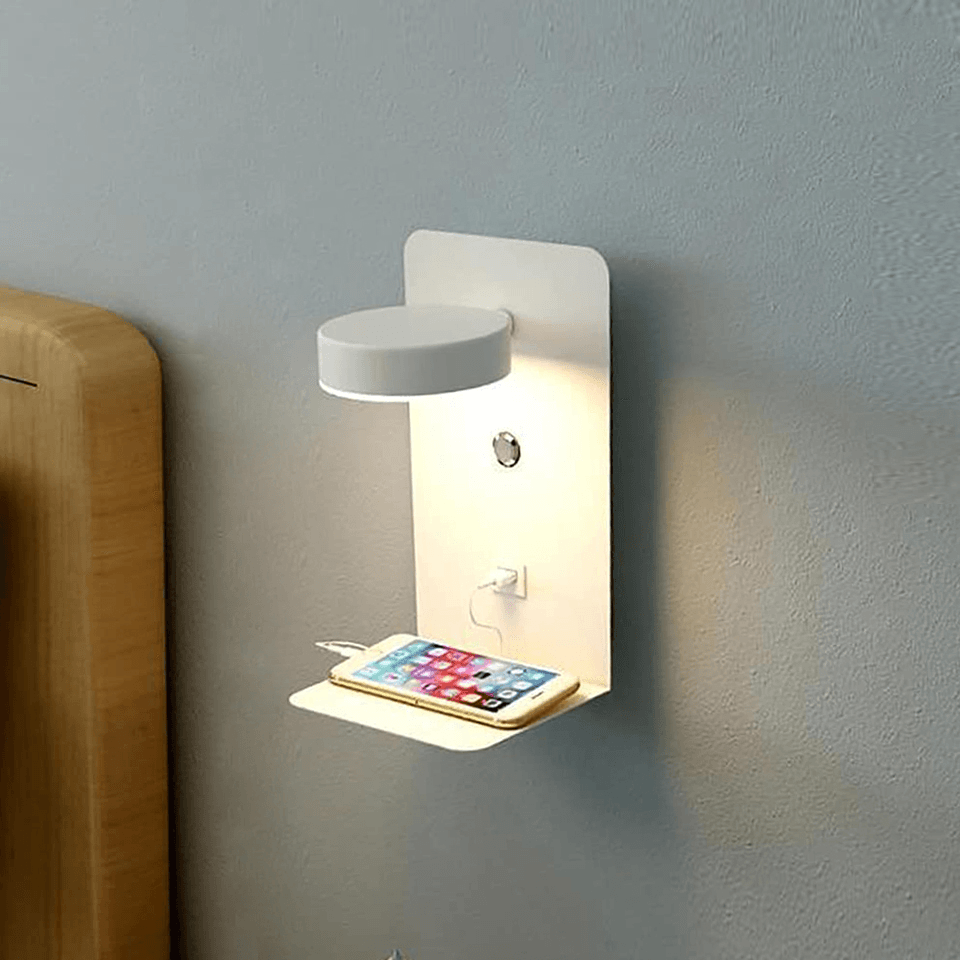Applique Murale Rotative avec Station de Charge Intégrée 2