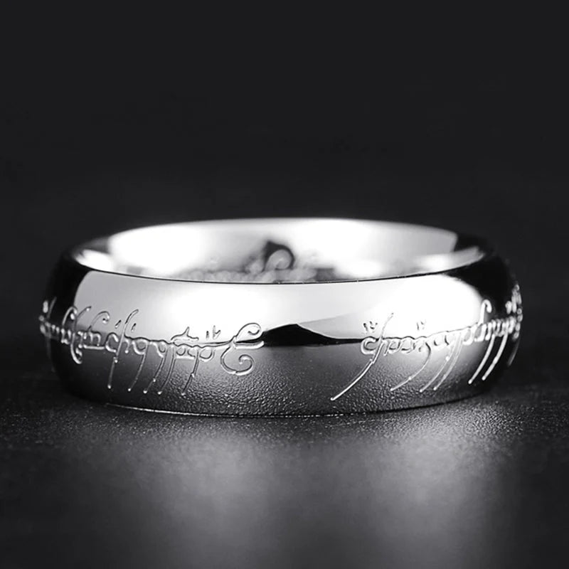 Bague Femme Lumineuse avec Inscription Runique Fantaisie 5