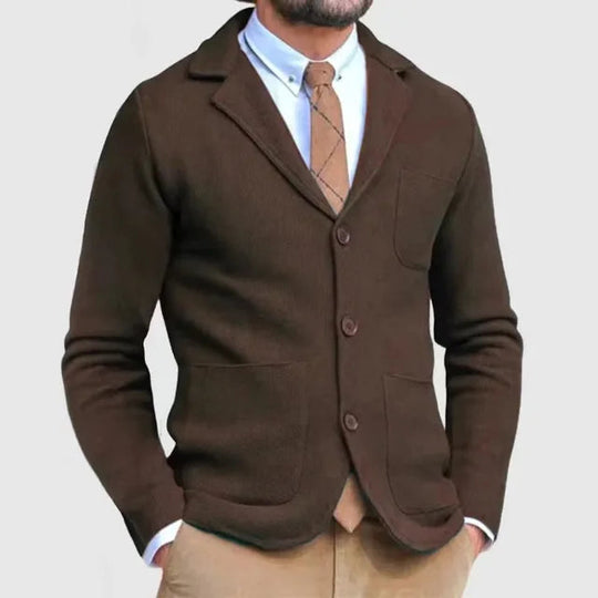 Blazer en Tricot pour Hommes Élégant et Confortable 6