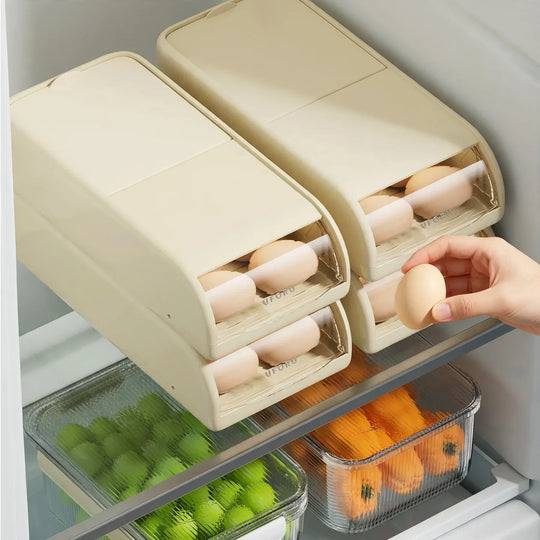 Boîte à œufs compacte avec couvercle hermétique pour 12 œufs 2