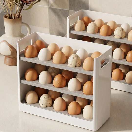 Boîte de rangement pour œufs avec poignée pratique 3