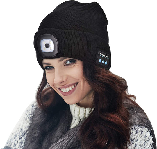 Bonnet Bluetooth Unisexe avec Écouteurs Sans Fil et Lumière Intégrée 6