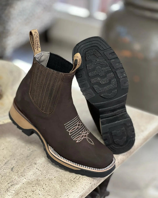 Bottes Cowboy Classiques Unisexes Style Western 2