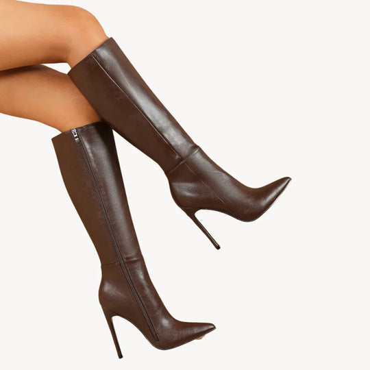 Bottes à Talons Aiguilles Femmes Chic 1