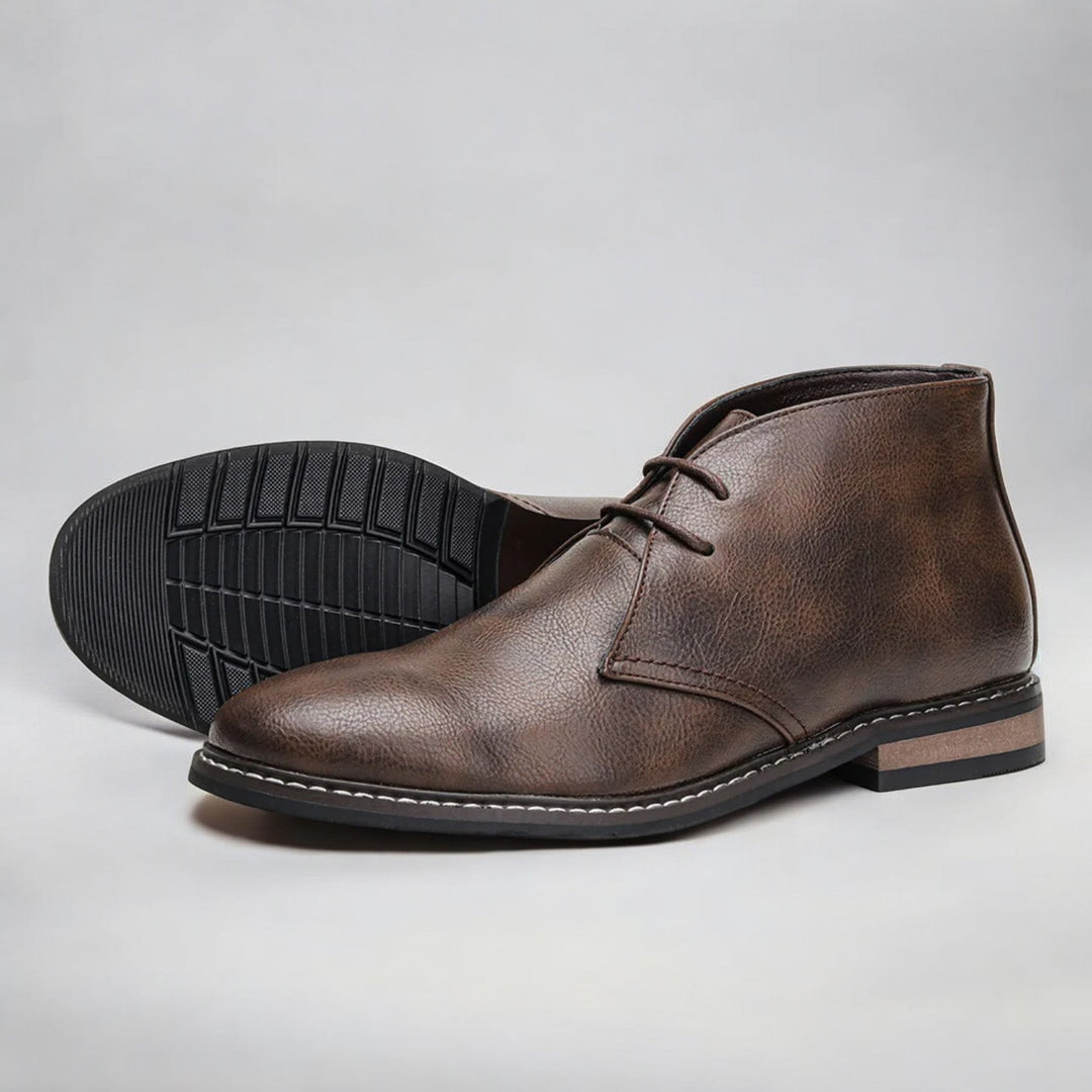 Bottes pour hommes Chukka en cuir 2