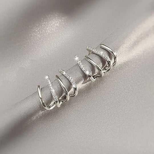 Boucle D'Oreille Femme Torsadée Chic 8