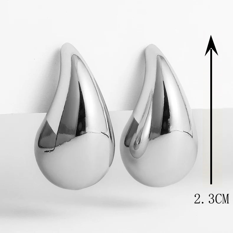 Boucles D'oreilles Pendantes Femme Forme De Larme Brillantes 8