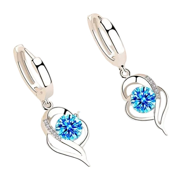 Boucles d'oreilles Femme Zircon Éclatantes 0