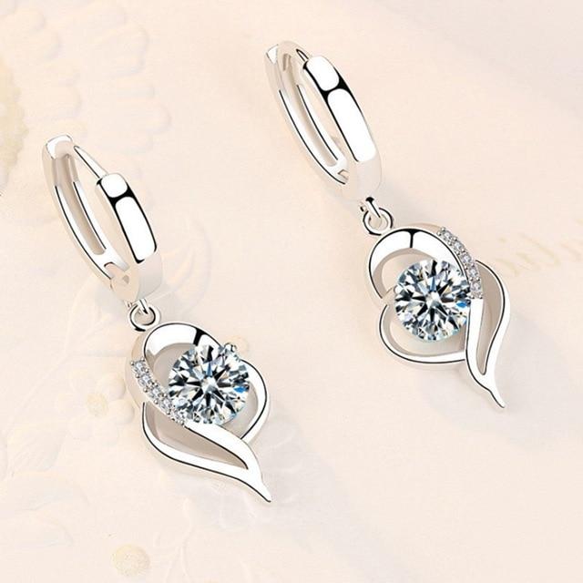 Boucles d'oreilles Femme Zircon Éclatantes 3