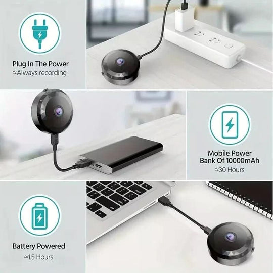 Caméra de Surveillance Mini WiFi 1080P HD Discrète pour Maison et Bureau 2