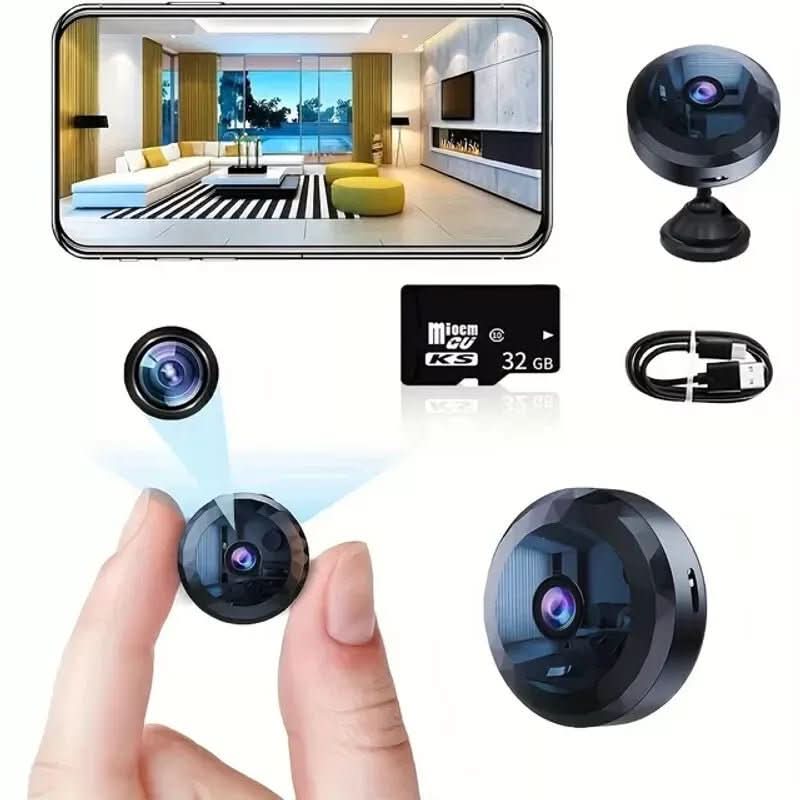 Caméra de Surveillance Mini WiFi 1080P HD pour Intérieur et Extérieur 7