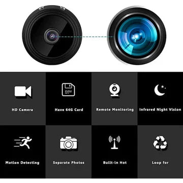 Caméra de Surveillance Sans Fil HD 1080P avec Audio en Direct pour Intérieur et Extérieur 3