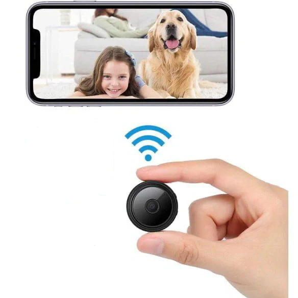 Caméra de Surveillance Sans Fil Miniature HD 1080P pour Intérieur et Extérieur 0