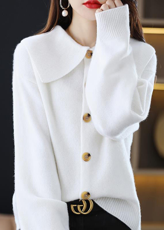 Cardigan Femme Col Claudine Bouton 2