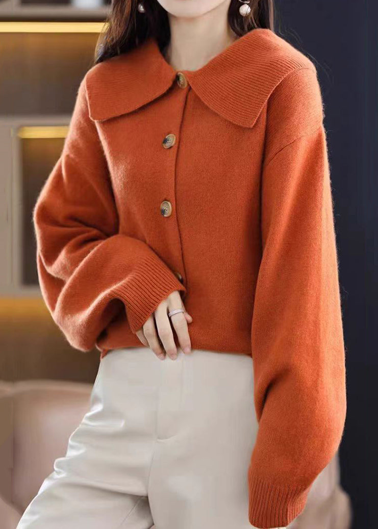 Cardigan Femme Col Claudine Bouton 4