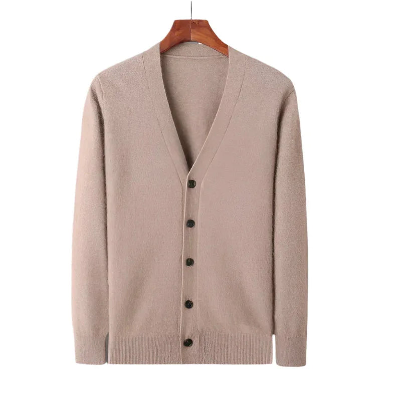 Cardigan Homme Cachemire Classique à Boutons 5