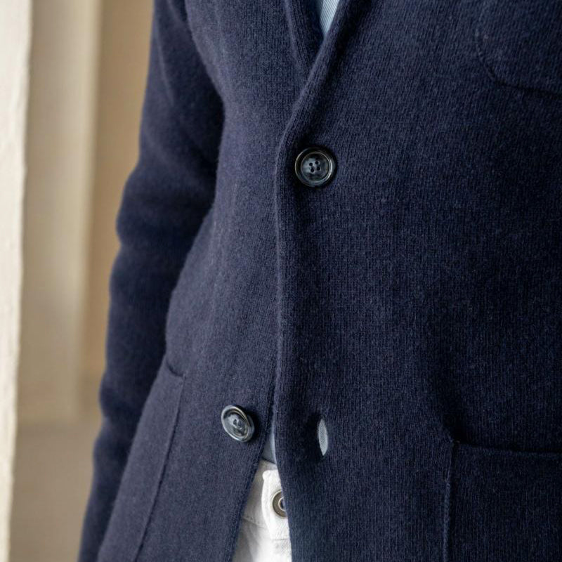 Cardigan Vintage pour Homme à Col Standard 5