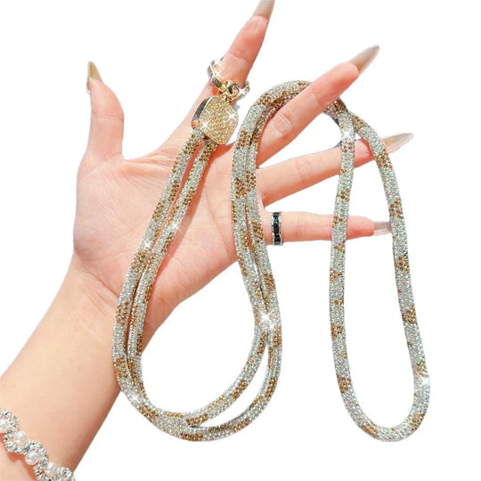 Chaînette Lunettes Brillante Ajustable pour Femme 2