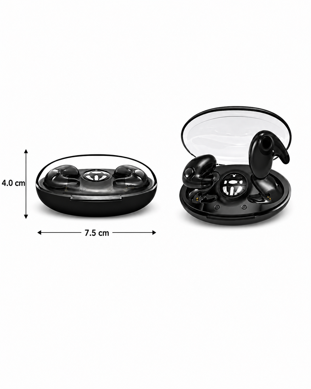 Écouteurs Bluetooth Mini pour le Sommeil avec Annulation de Bruit