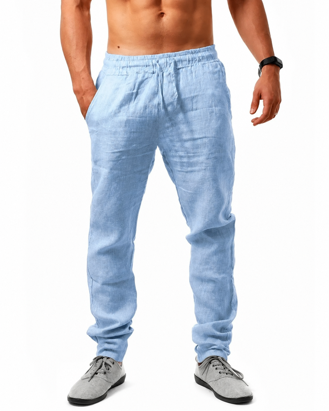 Pantalon de fitness décontracté et respirant pour homme