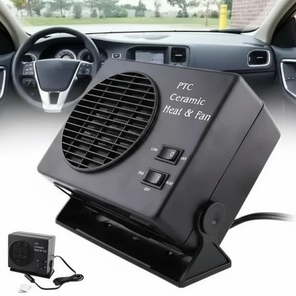Chauffage portable pour voiture avec thermostat automatique 12 V 4