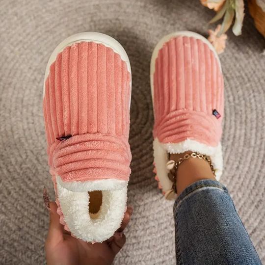 Chaussons Unisexes Confortables en Velours 5