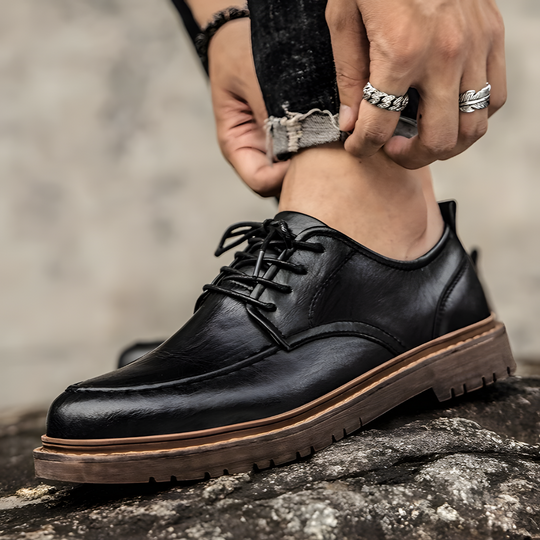 Chaussures à Lacets pour Hommes Classiques 2