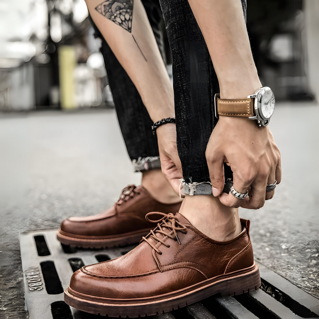 Chaussures à Lacets pour Hommes Classiques 5