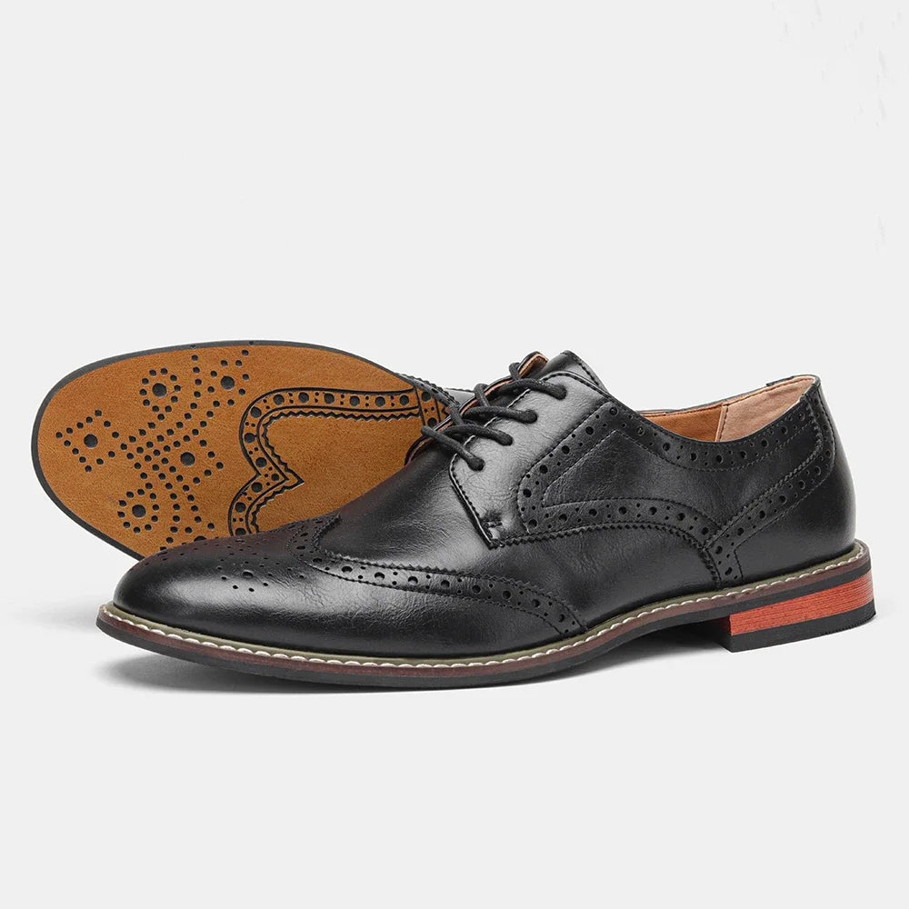 Chaussures de Mariage en Cuir pour Homme Brogue 6