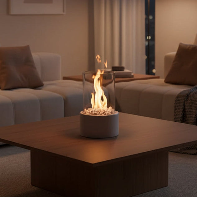 Cheminée de Table Éthanol Moderne Pour Intérieur et Extérieur 1