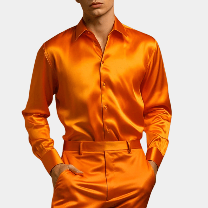 Chemise Business pour Hommes en Coton - Style Élégant pour Automne et Hiver 3