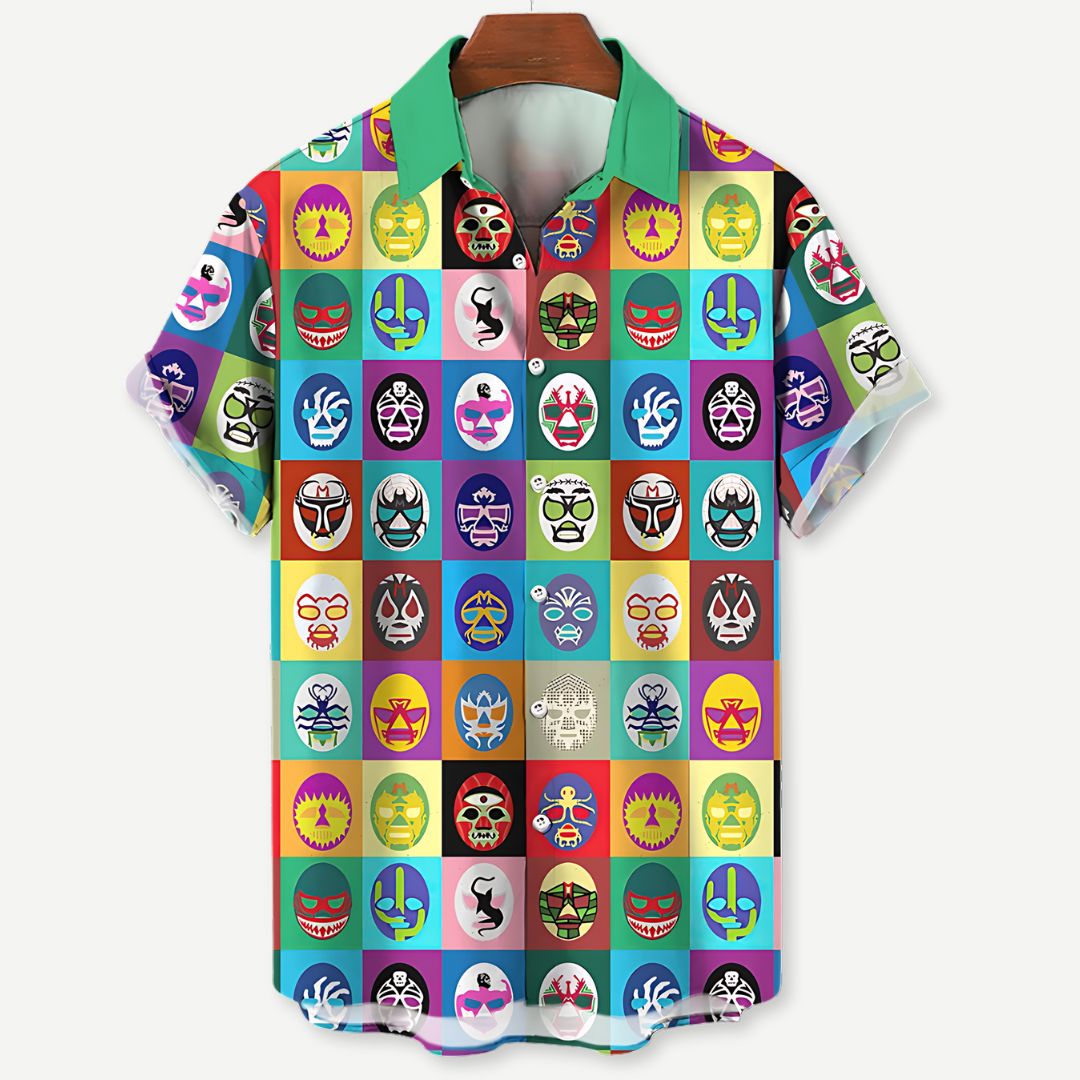 Chemise Décontractée Luchador Ensemble #2 3