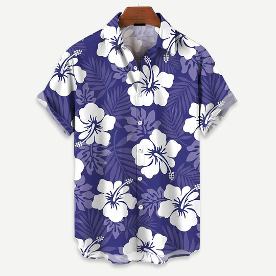 Chemise Décontractée à Imprimé Floral 2