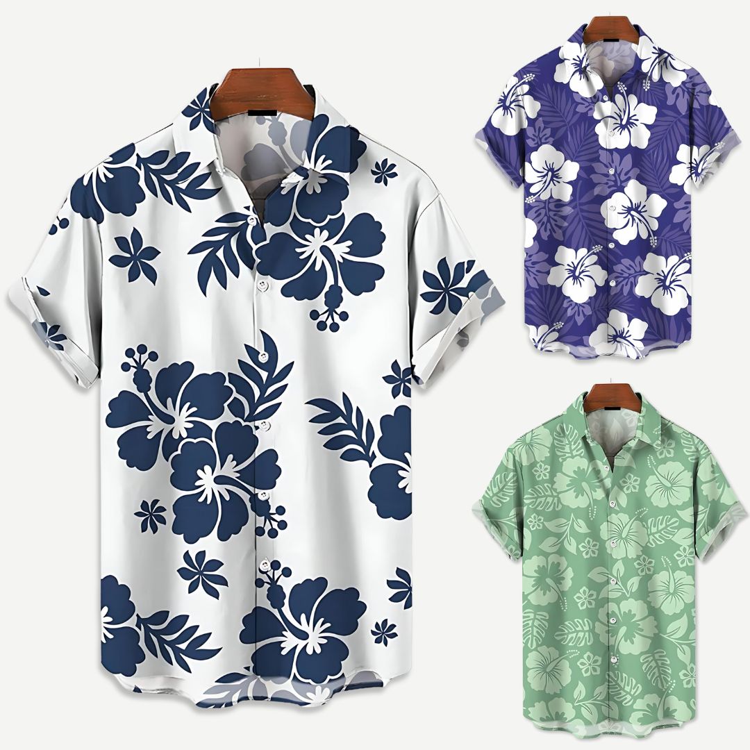 Chemise Décontractée à Imprimé Floral 3