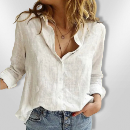 Chemise Femme Boutonnée Imprimé Oiseaux Coton 7