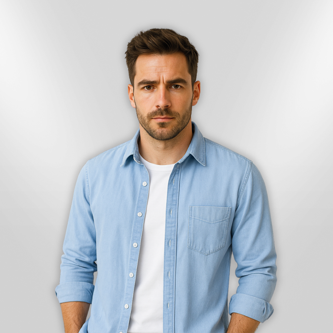 Chemise Homme Décontractée Tissu Léger Respirant 1