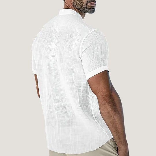 Chemise Homme Décontractée en Rayonne Respirante 4