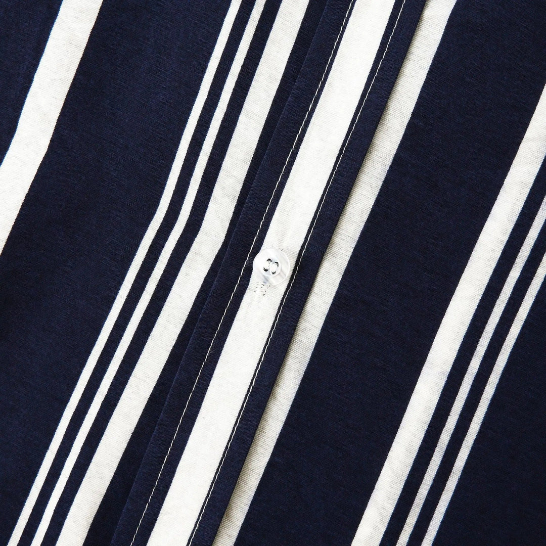 Chemise Homme Rayée Classique Été 4