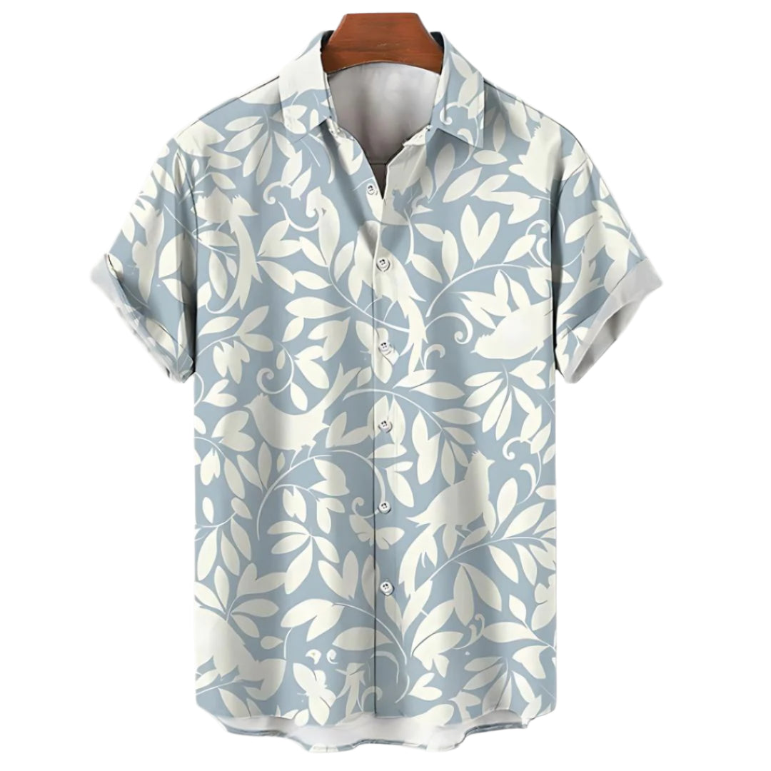 Chemise Vines Décontractée en Tissu Léger 0